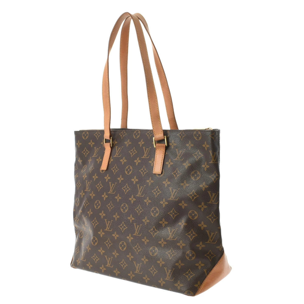 Louis Vuitton Monogram Canvas Mezzo Brown Cabas Tote Bag Brown